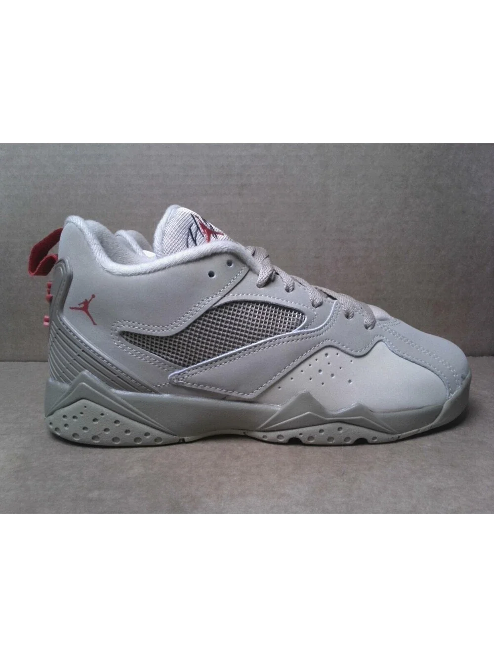 Size 6.5 Youth - Air Jordan MVP 92 (GS) Desert Camo/Fire Red-Mushroom